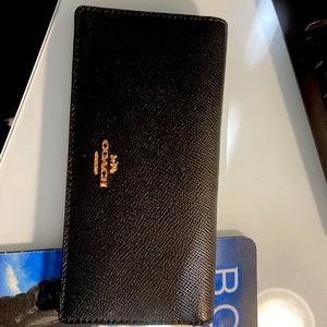 Coach Checkbook Cover